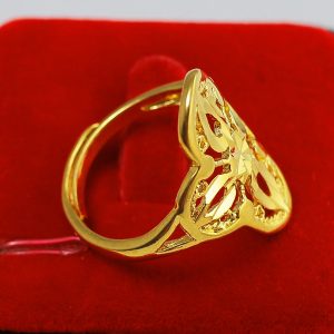 成發珠寶銀樓 純金9999 黃金戒指 純金戒指 活口 情侶對戒 男女 純金食指環 純金戒子 溫柔 時尚 百搭 特惠 免