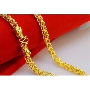 成發珠寶銀樓 純金9999 黃金 純金雙龍頭項鍊 鍊子 首飾品 送禮 送朋友 送老公 免運 黃金9999 純黃金999