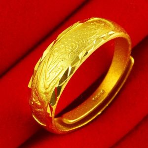 成發珠寶銀樓 純金9999 黃金戒指 9999純金 男女款 龍戒 龍鳳 對戒子 結婚 首飾 情侶 純金真金 免運 特惠