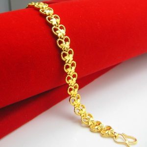 成發珠寶銀樓 純金9999 黃金手鍊 女款 愛心形 9999純金 鍊子 首飾 結婚飾品 秀氣 免運 黃金 黃金9999