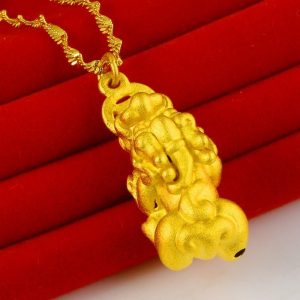 成發珠寶銀樓 純金9999 黃金項鍊 吊墜 9999純金 貔貅墜子 招財進寶 納發財 真金純金 免運 黃金9999 特