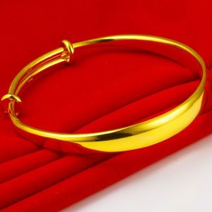 成發珠寶銀樓 黃金手鐲 9999純金 男女款 金鐲子 光面推拉口 結婚首飾 媽媽 免運 黃金 黃金9999 時尚 特惠