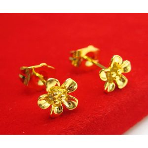 成發珠寶銀樓 純金9999 黃金耳釘 純金耳釘 女款 耳環 耳針 花朵款 結婚 時尚 首飾 溫柔 百搭 經典款 特惠 禮