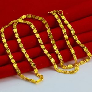 成發珠寶銀樓 純金9999 黃金項鍊 男女款 9999 真金 鍊子 鎖骨鍊 米字鍊瓦片鍊 真金 免運 黃金9999 黃