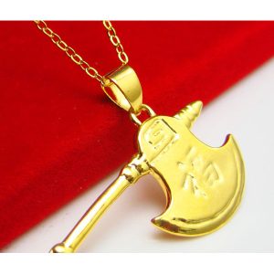 成發珠寶銀樓 純金9999 黃金項鏈 純金項鍊 墜子 純金999 白色水晶 米勒佛 溫柔 時尚 百搭 免運 特惠 經典