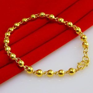 成發珠寶銀樓 純金9999 黃金手鍊 女款男 9999純金 圓珠子 轉運珠光珠鍊佛珠 首飾 免運 黃金 黃金9999 禮