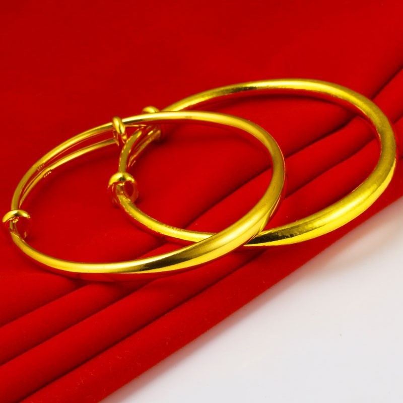 成發珠寶銀樓 黃金手鐲 9999純金 男女款 金鐲子 光面推拉口 結婚首飾 媽媽 免運 黃金 黃金9999 時尚 特惠:圖片 8
