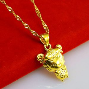 成發珠寶銀樓 純金9999 黃金項鏈 純金項鍊 吊墜 女款 天使寶寶 墜子 純金首飾 結婚鏈子 送禮物 送朋友 送親人