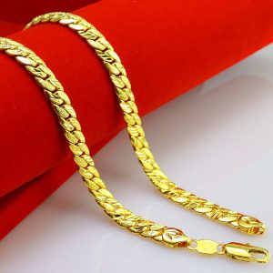 成發珠寶銀樓 純金9999 黃金項鏈 純金項鍊 男士 鎖骨鏈 女款 純金首飾 鏈子 車輪鏈 溫柔 時尚 特惠 百搭 免