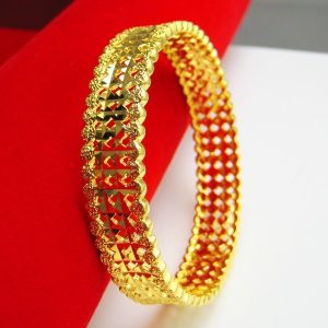 成發珠寶銀樓 純金9999 黃金手鐲 女款式 9999 手環 新娘 結婚 首飾 寬大 重 免運 黃金9999 純黃金9
