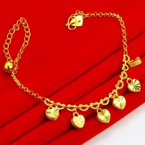 成發珠寶銀樓 純金9999 黃金腳鍊 女款 長手鍊 真金 首飾 9999 結婚 首飾 送禮 免運 黃金9999 純黃金